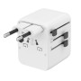 Gembird Universal travel power adapter , TPA-1A2C20-01-W , Travel Adapter , 20 W