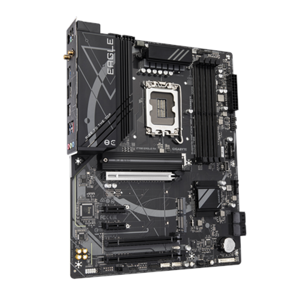Gigabyte Z790 EAGLE AX , Processor family Intel , Processor socket LGA1700 , DDR5 DIMM , Supported hard disk drive interfaces SATA, M.2 , Number of SATA connectors 4