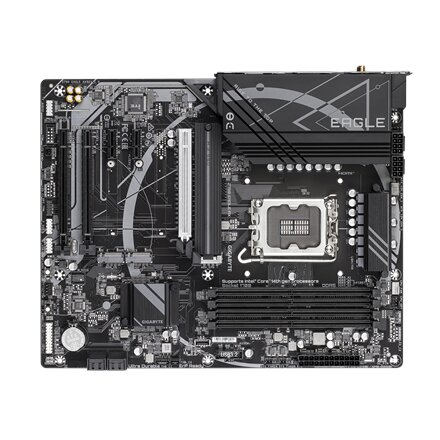 Gigabyte Z790 EAGLE AX , Processor family Intel , Processor socket LGA1700 , DDR5 DIMM , Supported hard disk drive interfaces SATA, M.2 , Number of SATA connectors 4