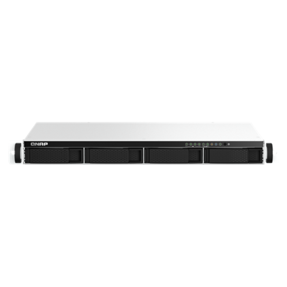 QNAP 1U Short depth rackmount 2.5GbE NAS , TS-464eU-8G , Intel Celeron , N5095 , 8 GB