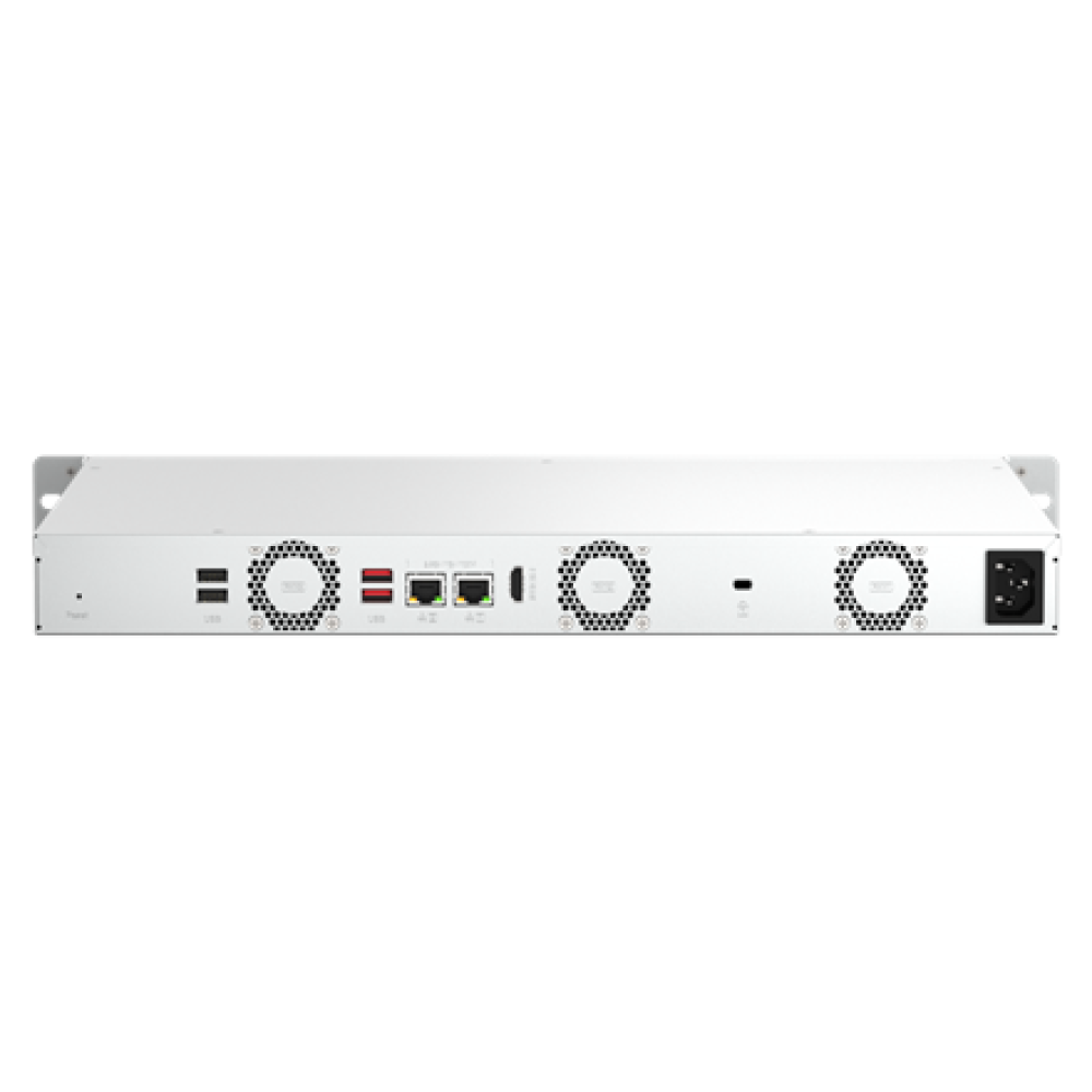 QNAP 1U Short depth rackmount 2.5GbE NAS , TS-464eU-8G , Intel Celeron , N5095 , 8 GB