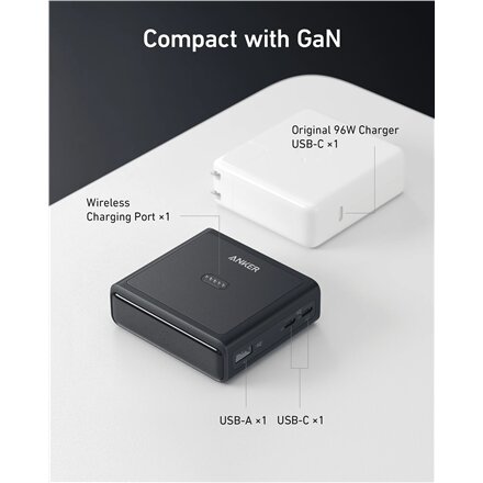 Anker Prime Charging Base for Power Bank, 100W , A1902311 , Black