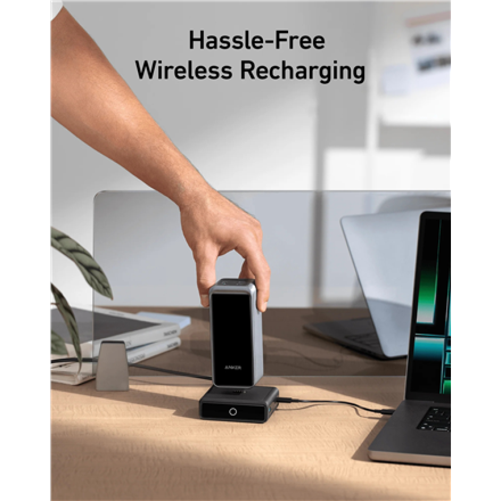 Anker Prime Charging Base for Power Bank, 100W , A1902311 , Black