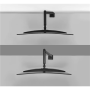 Neomounts Desk Mount , DS70PLUS-450BL1 Monitor Arm , Adjustable Height, Rotate, Tilt, Swivel , 17-49 , Maximum weight (capacity) 18 kg , Black