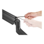 Neomounts Desk Mount , DS70PLUS-450BL1 Monitor Arm , Adjustable Height, Rotate, Tilt, Swivel , 17-49 , Maximum weight (capacity) 18 kg , Black