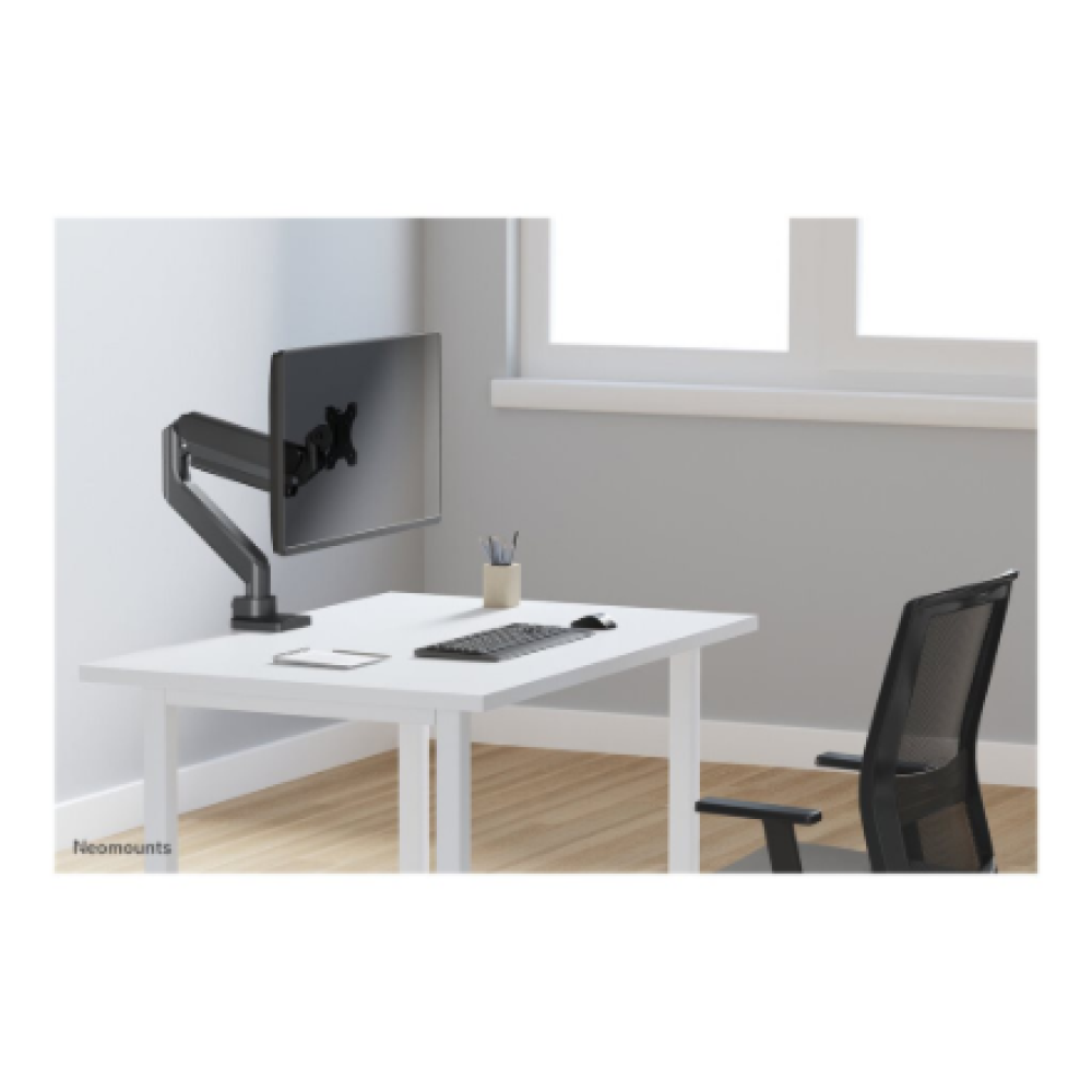 Neomounts Desk Mount , DS70PLUS-450BL1 Monitor Arm , Adjustable Height, Rotate, Tilt, Swivel , 17-49 , Maximum weight (capacity) 18 kg , Black