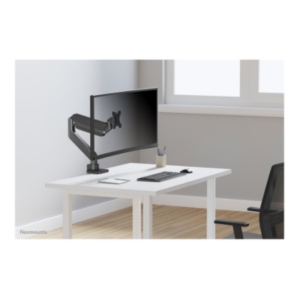 Neomounts Desk Mount , DS70PLUS-450BL1 Monitor Arm , Adjustable Height, Rotate, Tilt, Swivel , 17-49 , Maximum weight (capacity) 18 kg , Black