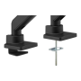Neomounts Desk Mount , DS70PLUS-450BL1 Monitor Arm , Adjustable Height, Rotate, Tilt, Swivel , 17-49 , Maximum weight (capacity) 18 kg , Black