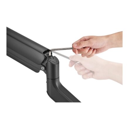 Neomounts Desk Mount , DS70PLUS-450BL1 Monitor Arm , Adjustable Height, Rotate, Tilt, Swivel , 17-49 , Maximum weight (capacity) 18 kg , Black