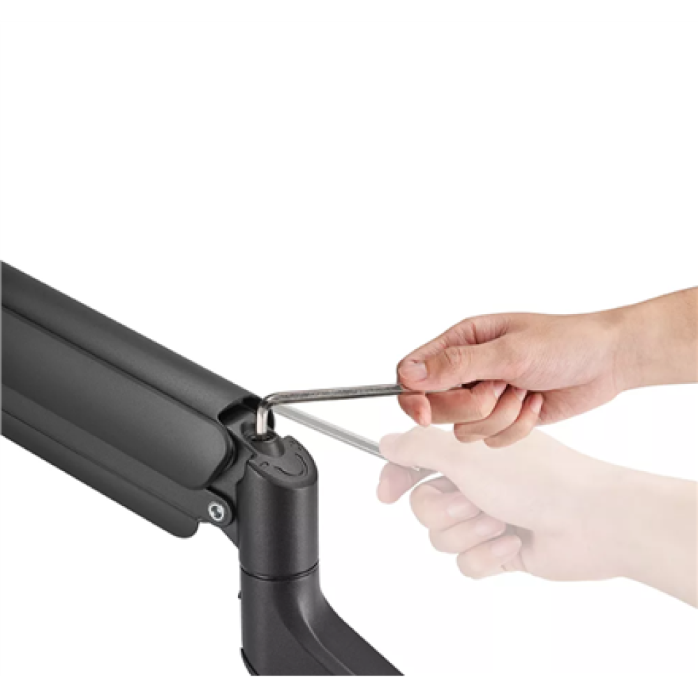 Neomounts Desk Mount , DS70PLUS-450BL1 Monitor Arm , Adjustable Height, Rotate, Tilt, Swivel , 17-49 , Maximum weight (capacity) 18 kg , Black