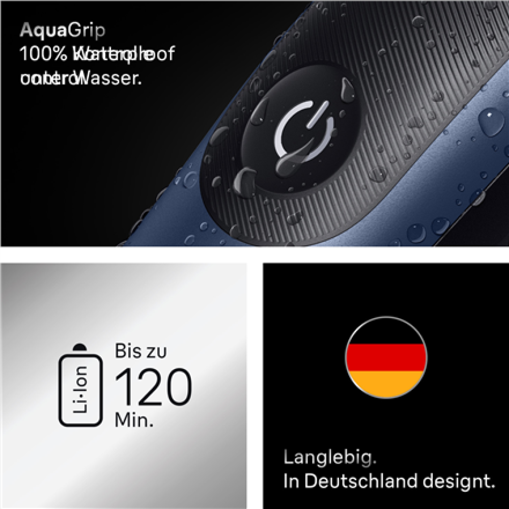 Braun 11in1 Grooming Kit , All-in-One Series 7 AIO7540 , Cordless , Number of length steps 14 , Black/Blue