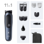 Braun 11in1 Grooming Kit , All-in-One Series 7 AIO7540 , Cordless , Number of length steps 14 , Black/Blue