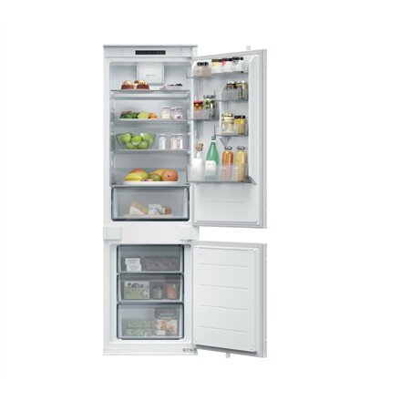 Candy Refrigerator , ECNBQL3518EV , Energy efficiency class E , Built-in , Combi , Height 177.3 cm , Fridge net capacity 194 L , Freezer net capacity 74 L , 35 dB , White