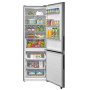 Midea Refrigerator , MDRB548MME46 , Energy efficiency class E , Free standing , Combi , Height 186 cm , No Frost system , Fridge net capacity 271 L , Freezer net capacity 130 L , 35 dB , Grey