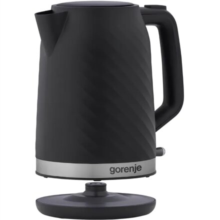 Gorenje , Kettle , K17SPB , Electric , 2200 W , 1.7 L , 360° rotational base , Plastic , Black