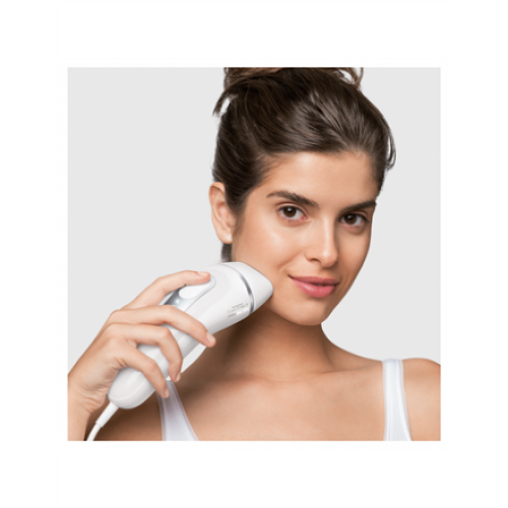 Braun , Epilator , PL3133 Silk-expert Pro 3 IPL , Bulb lifetime (flashes) 300.000 , Number of power levels 3 , Silver/White