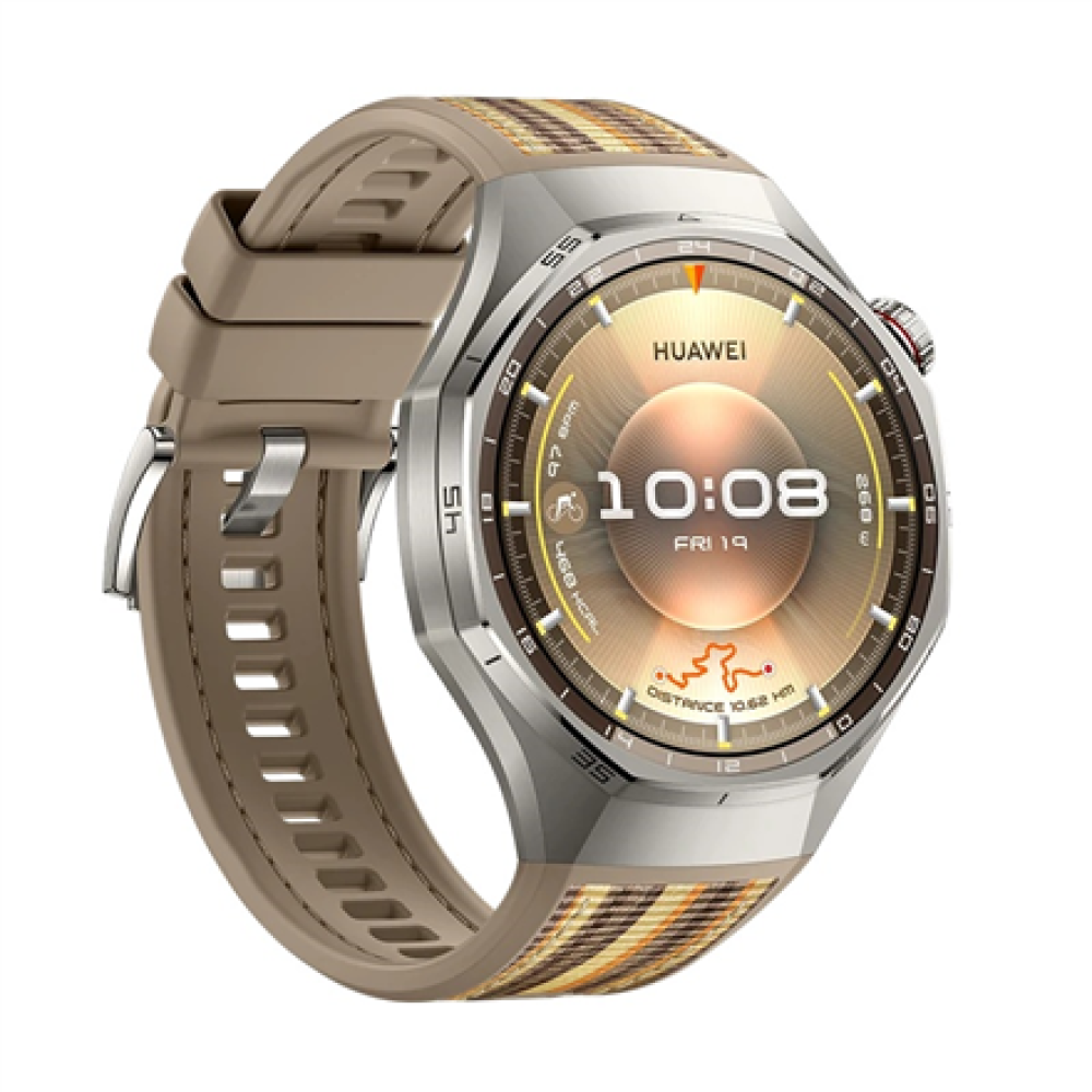 Huawei WATCH GT 6 Pro 46mm , Smart watch , GPS (satellite) , AMOLED , 1.47 inches , Waterproof , Brown