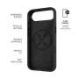 Fixed MagFlow , Back cover , Apple , iPhone Air , Liquid silicon , Black