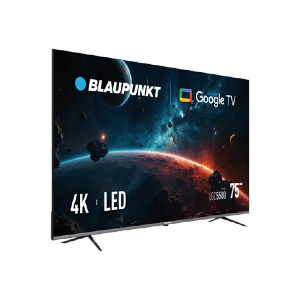 Blaupunkt LED TV , 75UGC5500S , 75 , Smart TV , Google TV , UHD , Black