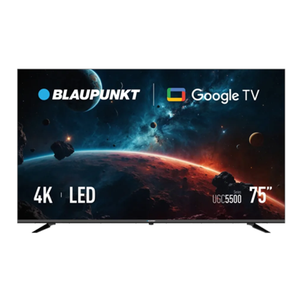 Blaupunkt LED TV , 75UGC5500S , 75 , Smart TV , Google TV , UHD , Black