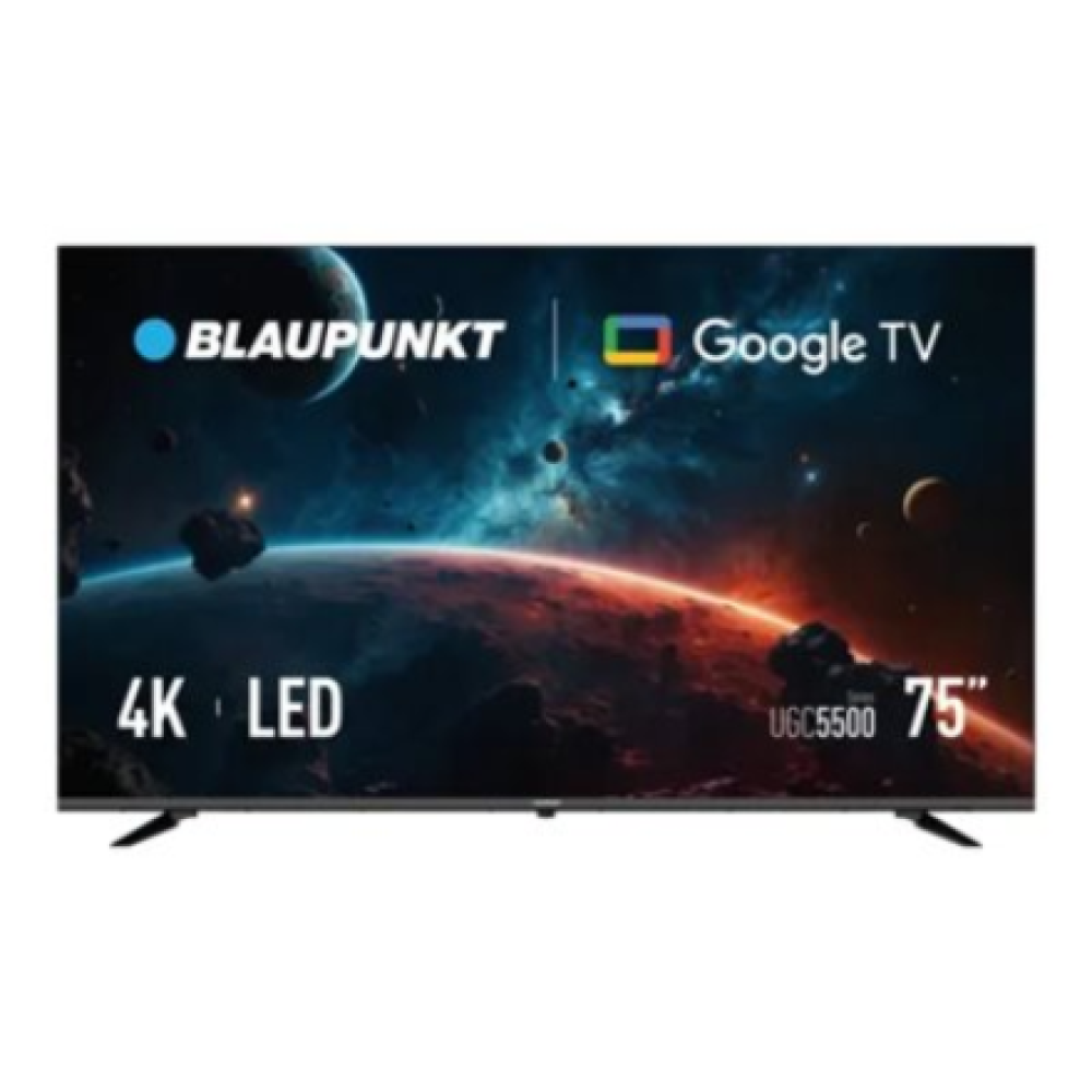 Blaupunkt LED TV , 75UGC5500S , 75 , Smart TV , Google TV , UHD , Black