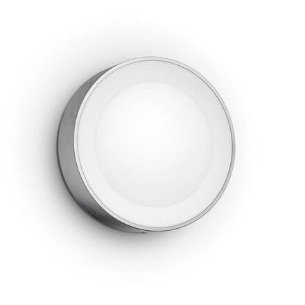 Philips Hue WCA Daylo Outdoor Wall Lantern, Inox , 15 W , 2000-6500 Hue White Colour Ambiance