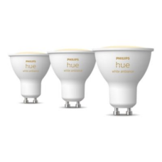 Philips Hue Smart Spotlight, 3pcs pack , GU10 , 4.2 W , Warm to cool white light