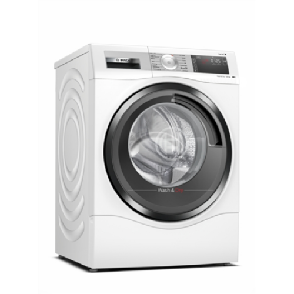 Bosch Washing Machine WDU8H542SN Energy efficiency class A Front loading Washing capacity 10 kg 1400 RPM Depth 62 cm Width 60 cm Display LED Drying system Drying capacity 6 kg Steam function White