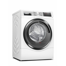 Bosch , WDU8H542SN , Washing Machine , Energy efficiency class A , Front loading , Washing capacity 10 kg , 1400 RPM , Depth 62 cm , Width 60 cm , Display , LED , Drying system , Drying capacity 6 kg , Steam function , White