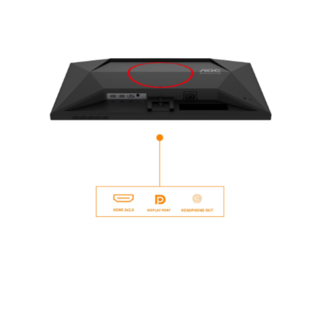 AOC , 24G4HRE , 24 , Fast IPS , FHD , 16:9 , 200 Hz , 0.5 ms , 1920 x 1080 pixels , 300 cd/m² , HDMI ports quantity 2 , Black