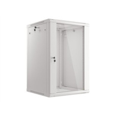 Lanberg , Rack cabinet 19 wall-mount 18U/600x600 (flat pack) , WF01-6618-10S , Grey