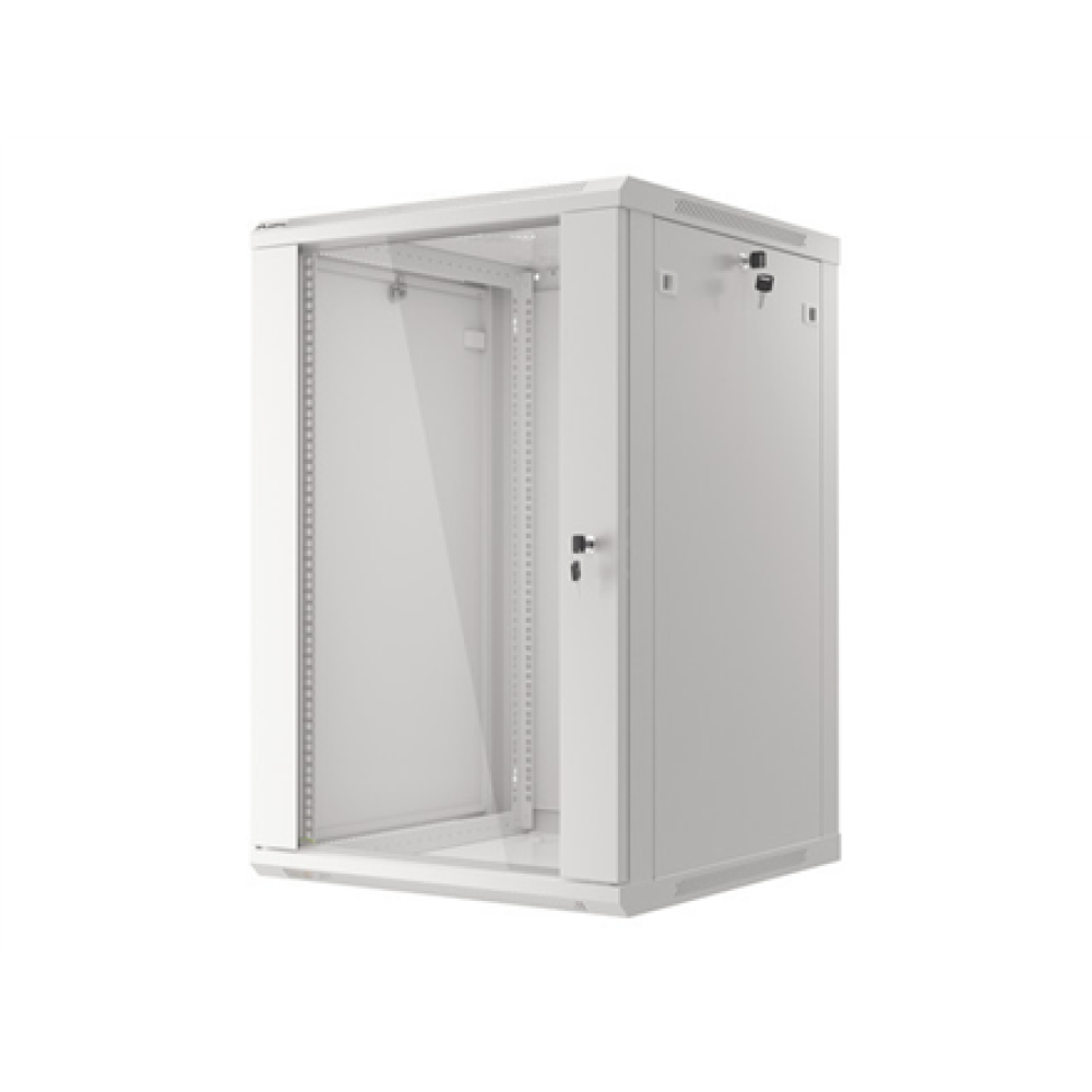 Lanberg , Rack cabinet 19 wall-mount 18U/600x600 (flat pack) , WF01-6618-10S , Grey