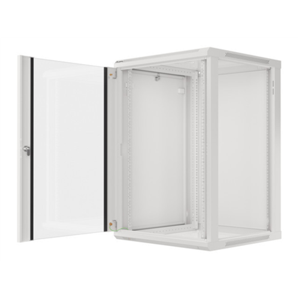 Lanberg , Rack cabinet 19 wall-mount 18U/600x600 (flat pack) , WF01-6618-10S , Grey