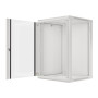 Lanberg , Rack cabinet 19 wall-mount 18U/600x600 (flat pack) , WF01-6618-10S , Grey