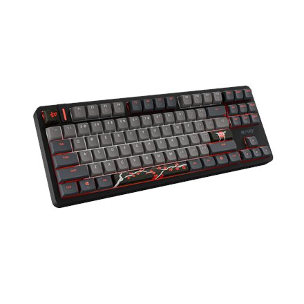 Fury Kanabo K6 , Gaming Keyboard , Wired , US , Linear , Black/Gray