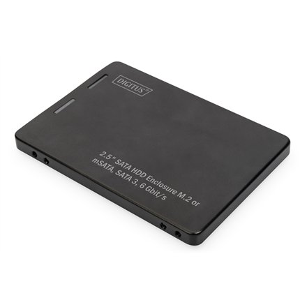 Digitus 2.5 SATA HDD Enclosure M.2 or mSATA , DA-71118