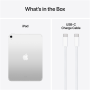 Apple iPad , 11 , Silver , Liquid Retina , 2360 x 1640 pixels , 256 GB , Wi-Fi , Bluetooth , 5.3 , iOS , Warranty 12 month(s)