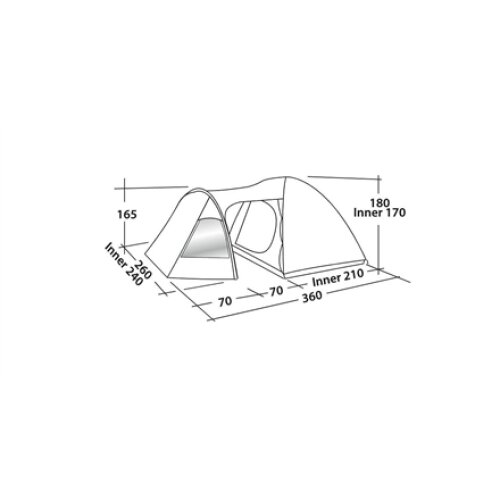 Easy Camp , Tent , Blazar 400 , 4 person(s)
