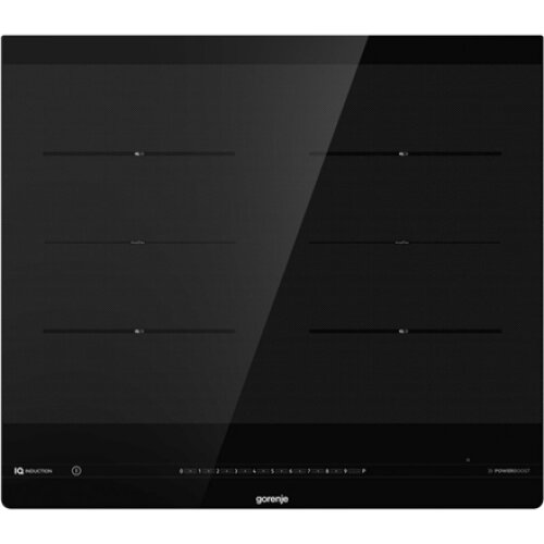 Gorenje , Hob , IS646BG , Induction , Number of burners/cooking zones 4 , Slider , Timer , Black , Display
