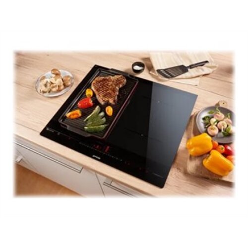 Gorenje , Hob , IS646BG , Induction , Number of burners/cooking zones 4 , Slider , Timer , Black , Display