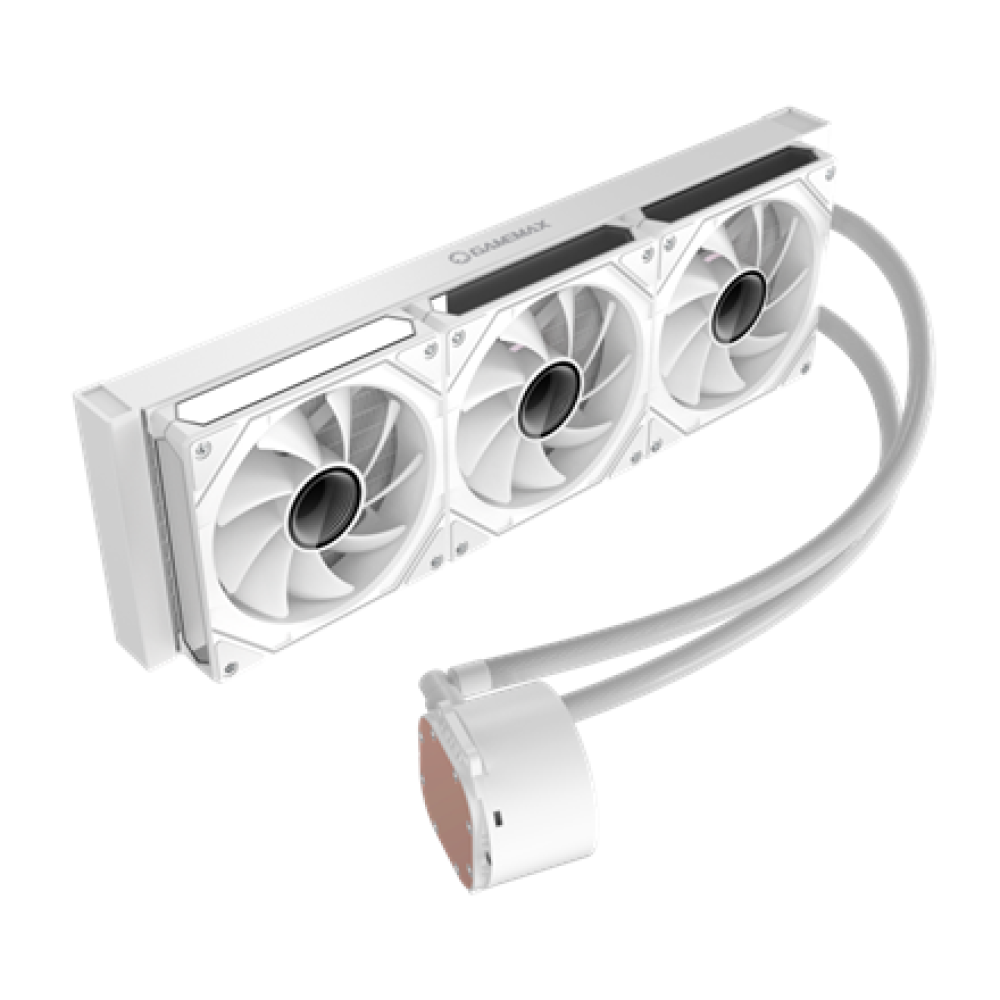 Gamemax CPU Liquid Cooler , ICEBURG 360 DIGITAL WH , White