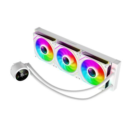 Gamemax CPU Liquid Cooler , ICEBURG 360 DIGITAL WH , White