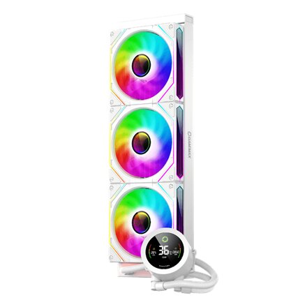 Gamemax CPU Liquid Cooler , ICEBURG 360 DIGITAL WH , White