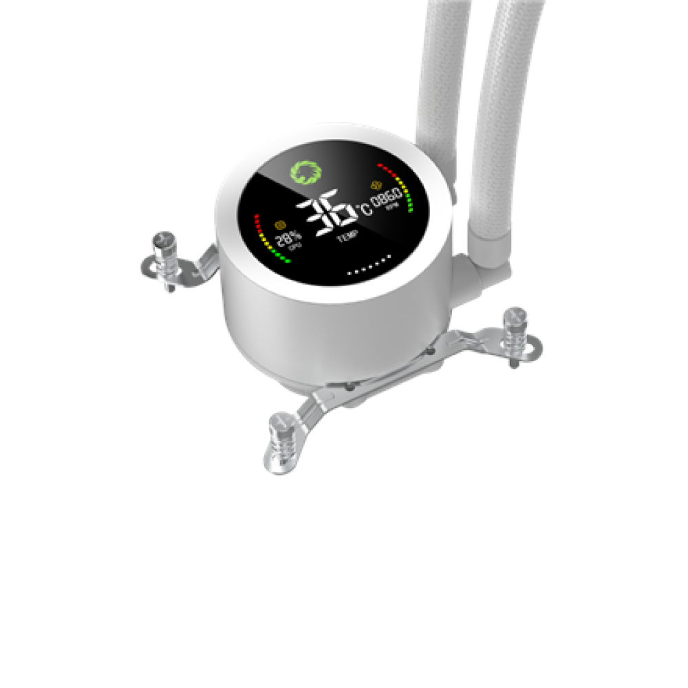 Gamemax CPU Liquid Cooler , ICEBURG 360 DIGITAL WH , White