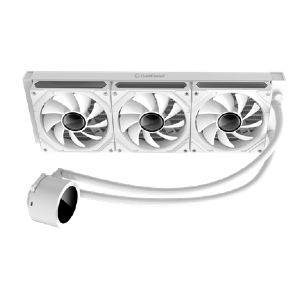 Gamemax CPU Liquid Cooler , ICEBURG 360 DIGITAL WH , White