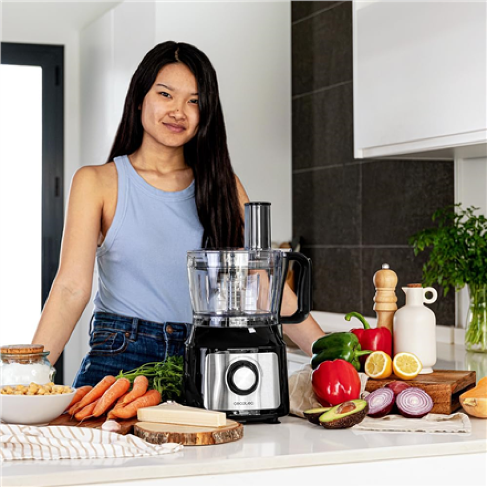 Cecotec Food Processor , FoodProcessor Comino 1000 , 1000 W , Number of speeds 2 , Bowl capacity 2 L