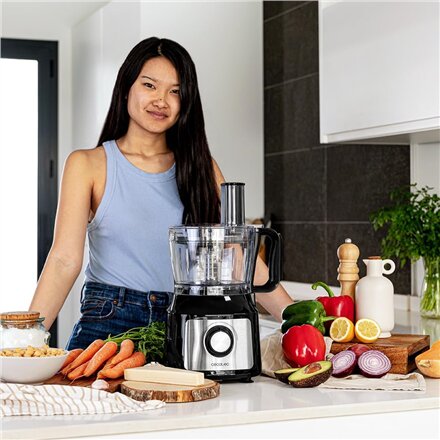 Cecotec Food Processor , FoodProcessor Comino 1000 , 1000 W , Number of speeds 2 , Bowl capacity 2 L