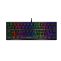 Fury Tiger Gaming keyboard, RGB LED light, US, Black, Wired, USB Type-A