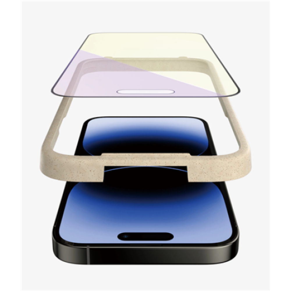 PanzerGlass Screen protector, Apple, iPhone 14 Pro, Glass, Black, Anti-blue Light