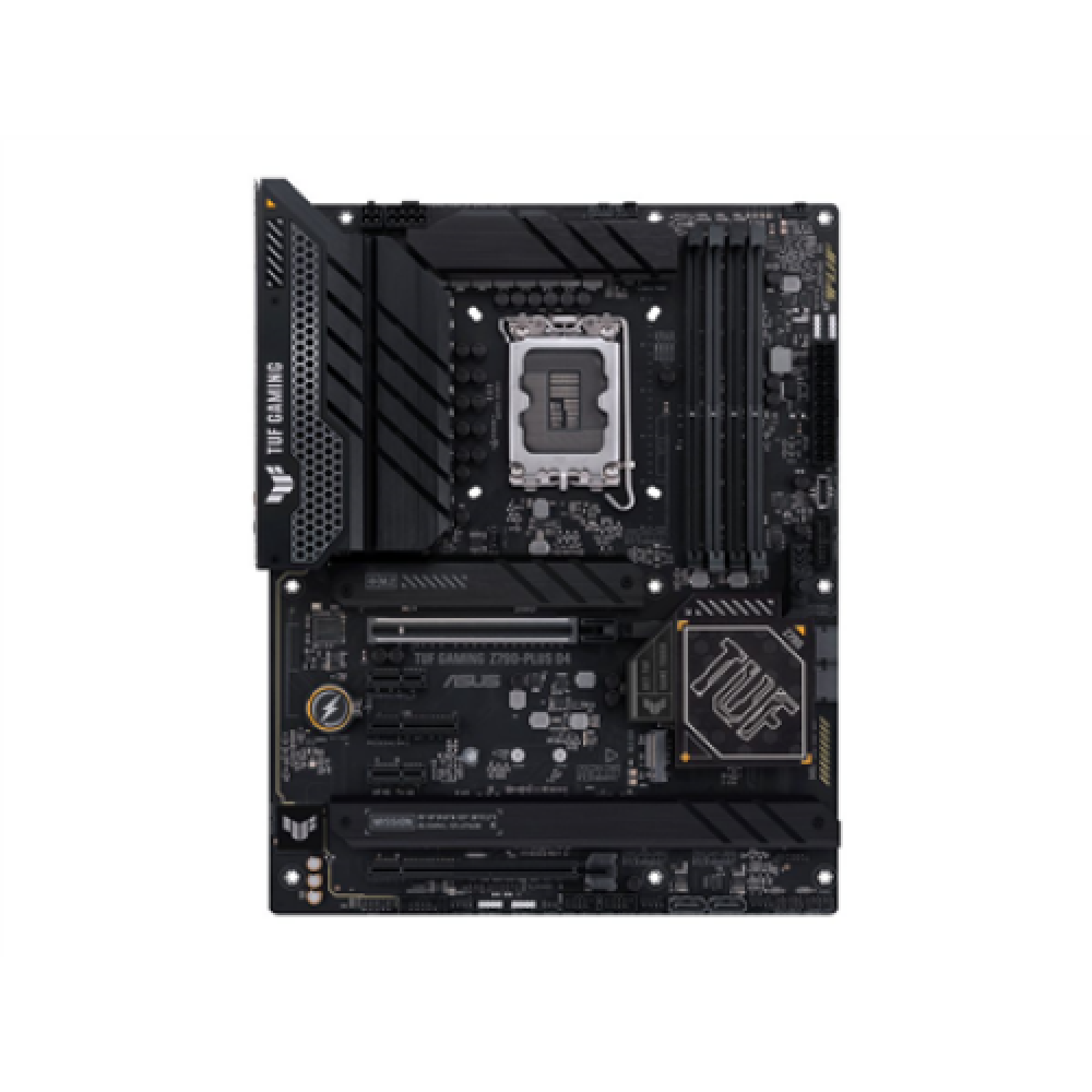 Asus , TUF GAMING Z790-PLUS D4 , Processor family Intel , Processor socket LGA1700 , DDR4 DIMM , Memory slots 4 , Supported hard disk drive interfaces SATA, M.2 , Number of SATA connectors 4 , Chipset Intel Z790 , ATX